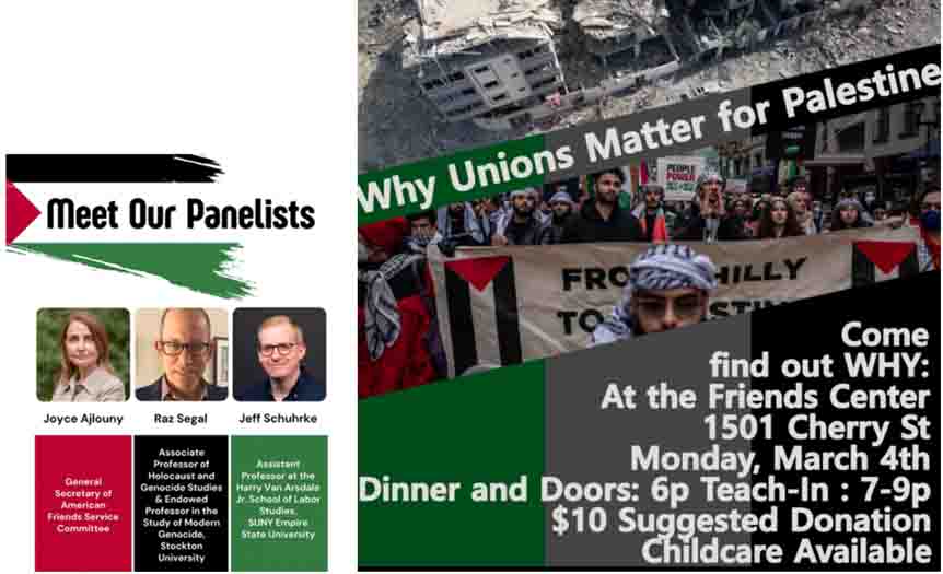 A Photo Poster on Why Palestine Matters for Unions